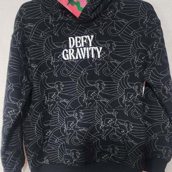 Wicked '' Defy gravity'' hoodie girls medium - Picture 1 of 7